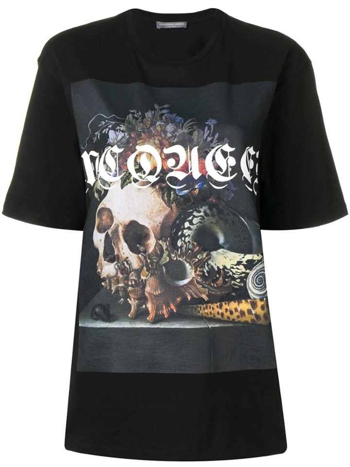 Alexander Mcqueen Cabinet Of Shells T-shirt - Black