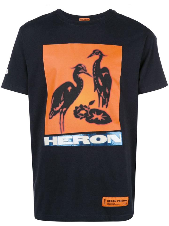 Heron Preston Heron Graphic Print T-shirt - Black