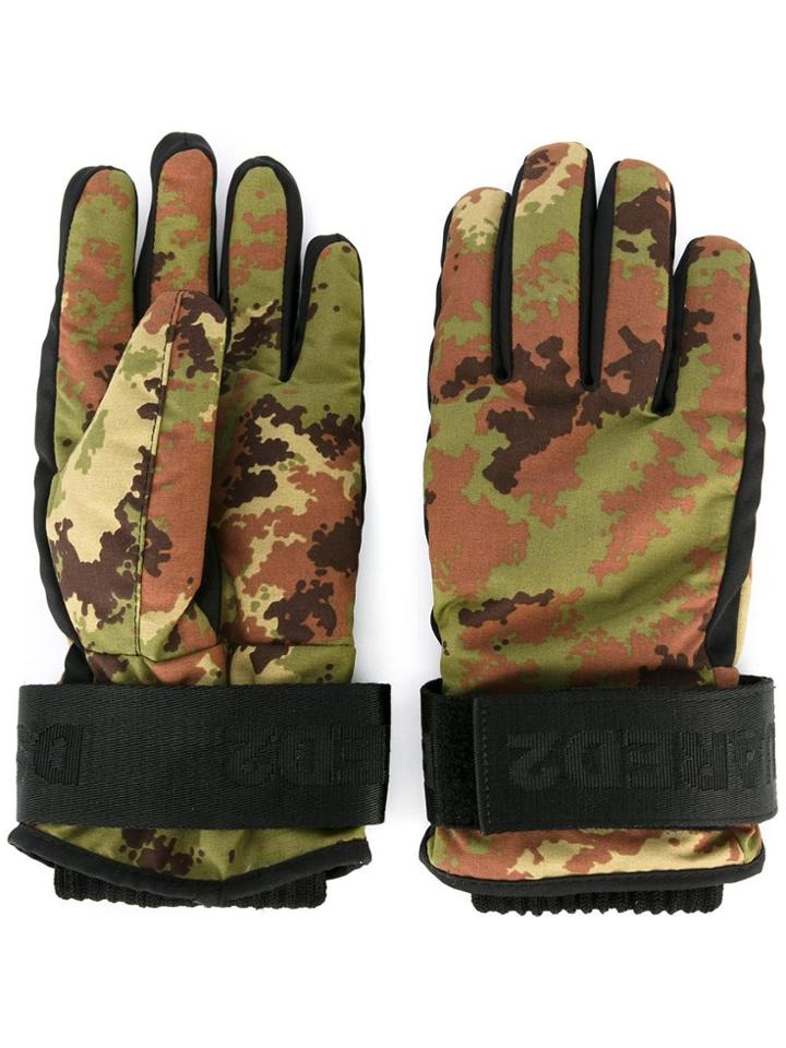 Dsquared2 Ski Gloves - Green