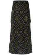 Cecilia Prado - Knit Maxi Skirt - Women - Acrylic/lurex/viscose - Pp, Black, Acrylic/lurex/viscose