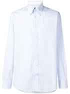 Hackett Check Print Shirt - Blue