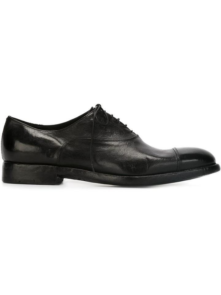 Alberto Fasciani Quincy Oxford Shoes, Men's, Size: 44, Black, Calf Leather