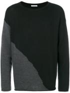 Société Anonyme Contrast Knit Sweater - Black