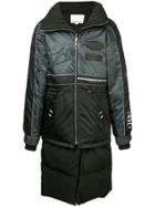 Ground Zero Zipped Padded Coat - Grey