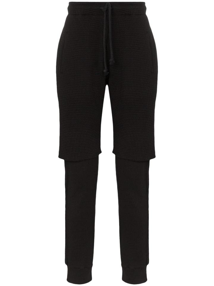 424 Double Layer Sweatpants - Black