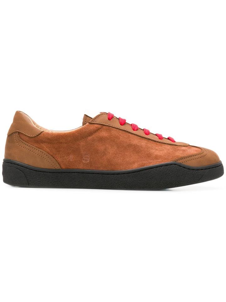 Acne Studios Lars Nubuk Minimal Sneakers - Brown