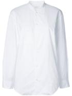 En Route Band Collar Shirt, Women's, Size: 3, White, Cotton