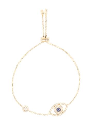 Apm Monaco Evil Eye Crystal Bracelet - Gold