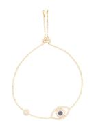 Apm Monaco Evil Eye Crystal Bracelet - Gold