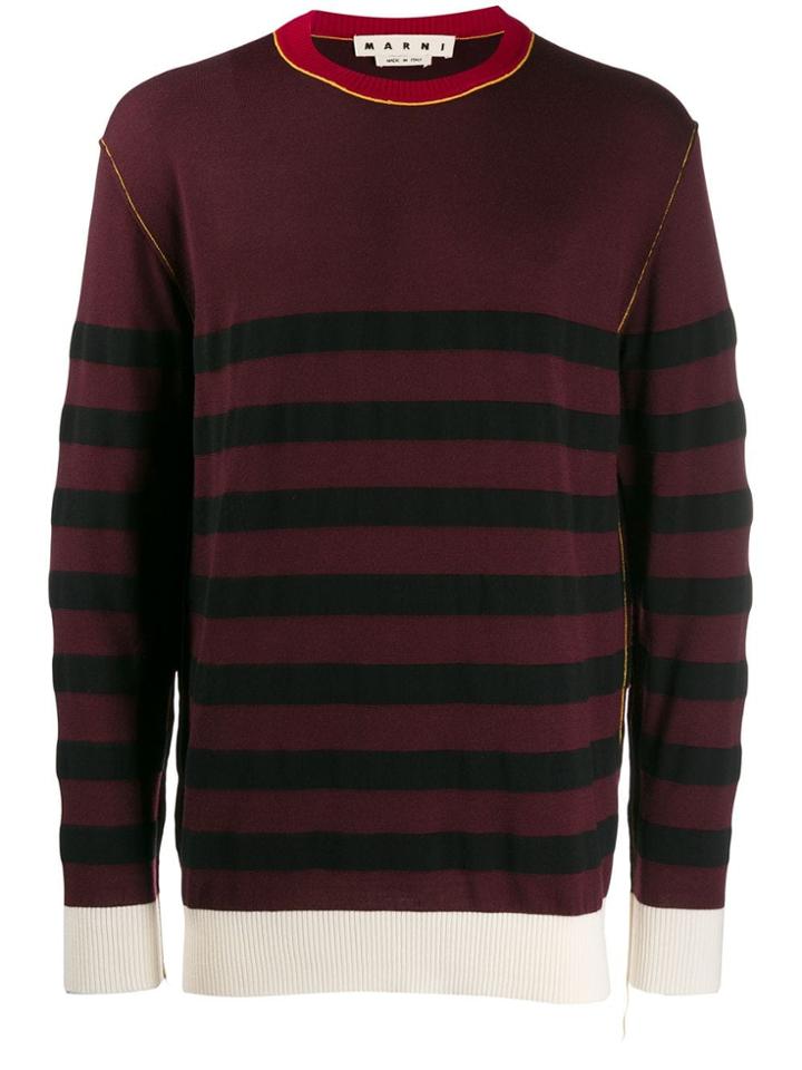 Marni Striped Jumler - Red