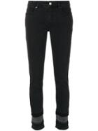 Victoria Victoria Beckham Panelled Denim Trousers - Black