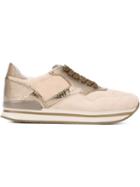 Hogan Snakeskin Effect Panel Sneakers