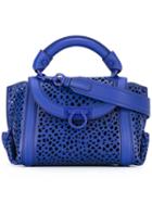 Salvatore Ferragamo - Mini Sofia Bag - Women - Calf Leather - One Size, Blue, Calf Leather