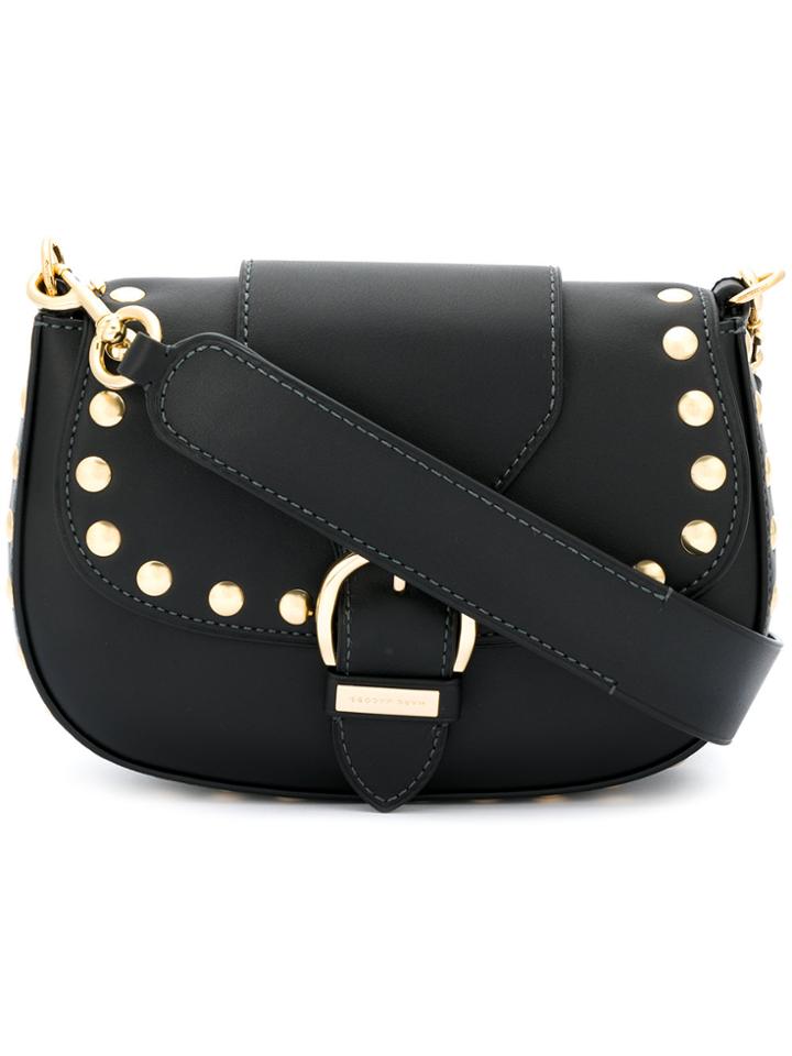Marc Jacobs Embellished Navigator Saddle - Black