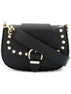 Marc Jacobs Embellished Navigator Saddle - Black