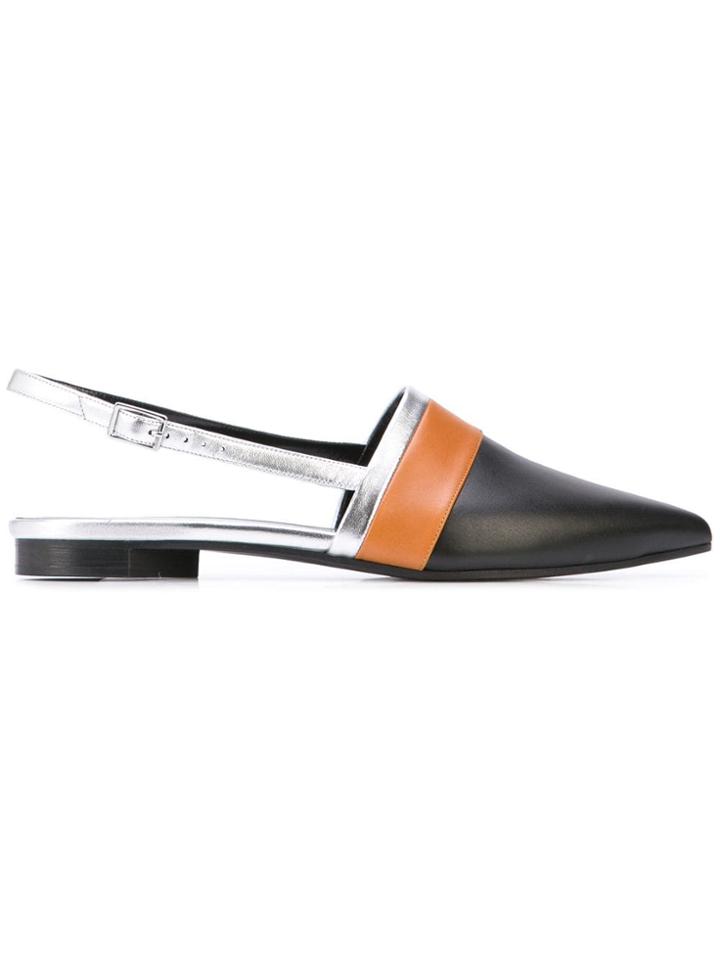 Pierre Hardy Alpha Slingback Mules - Black