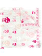 Alexander Mcqueen Skull Scarf - Pink & Purple