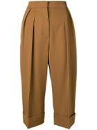 Max Mara Capra Cropped Trousers - Brown