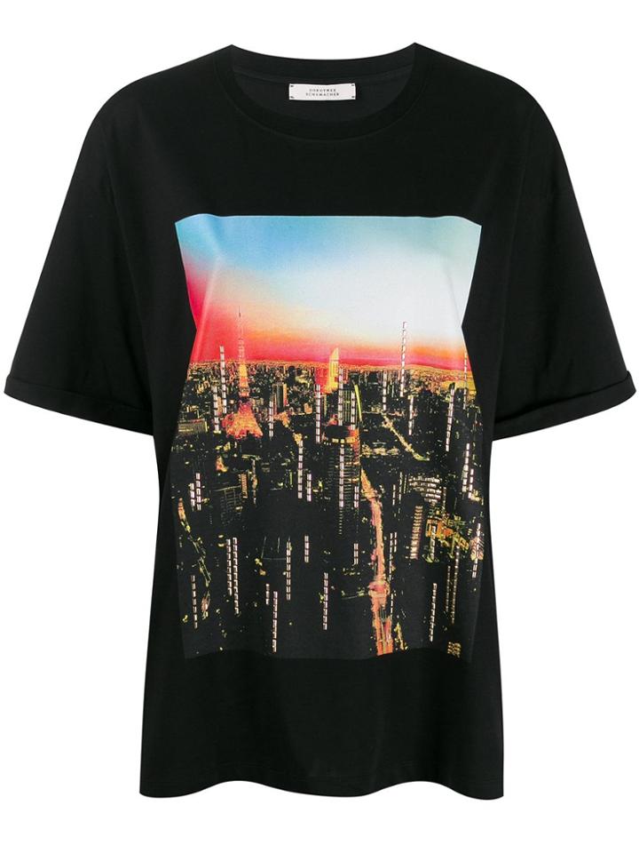 Dorothee Schumacher Printed Loose Fit T-shirt - Black
