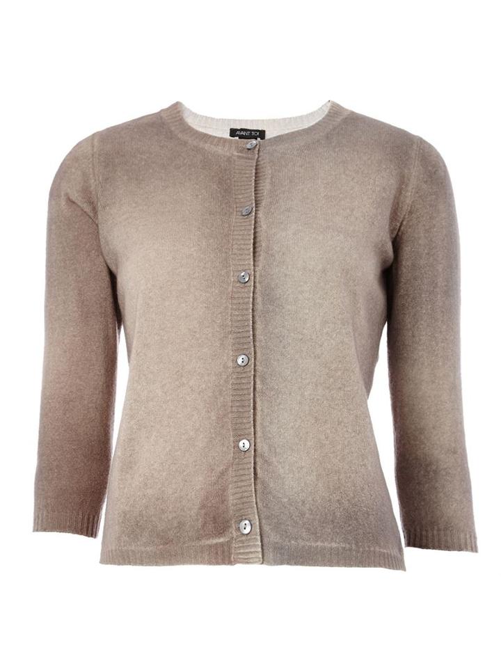 Avant Toi Gradient Cardigan, Women's, Size: Xs, Brown, Cashmere