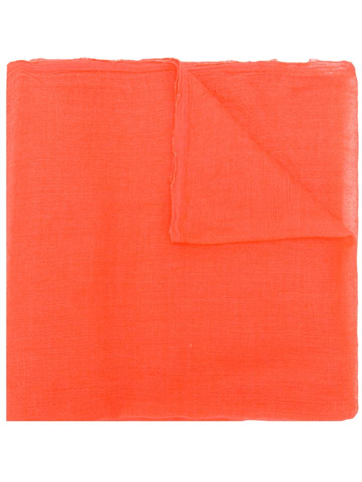 Faliero Sarti Classic Woven Scarf - Yellow & Orange