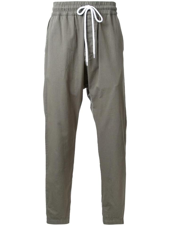 Bassike 'twill Classic Beach' Trousers, Men's, Size: Xl, Green, Cotton