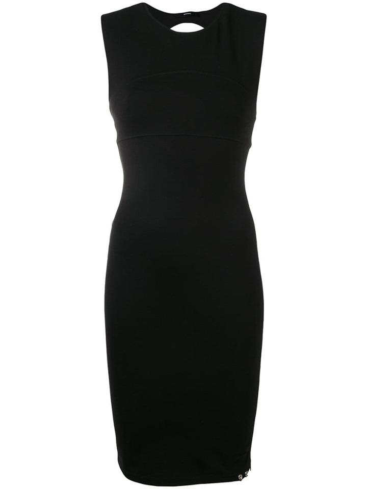 Diesel Open-back Midi Dress - Black