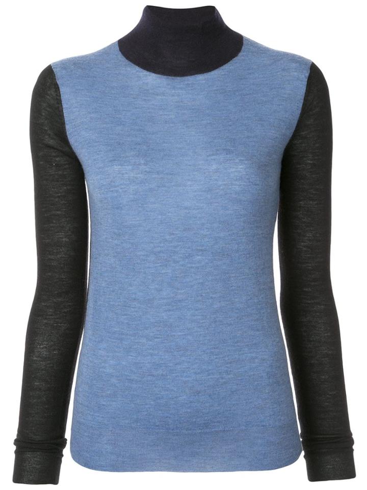 Joseph Turtleneck Cashmere Jumper - Blue