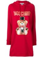 Moschino Teddy Bear Hoodie - Red