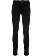 J Brand - Printed Slim-fit Pants - Women - Cotton/spandex/elastane/modal - 24, Black, Cotton/spandex/elastane/modal