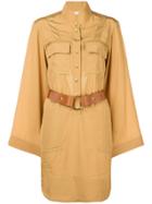 Chloé Safari Shirt Dress - Brown