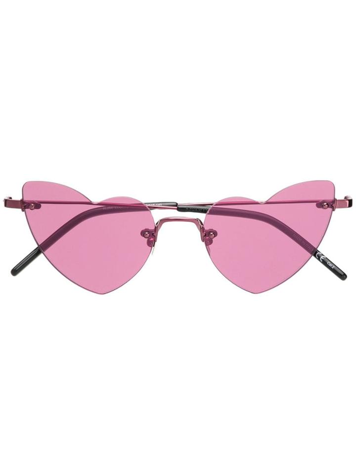 Saint Laurent Eyewear Lou Lou Sunglasses - Pink
