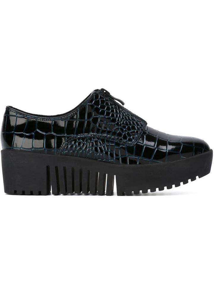 Opening Ceremony Croc Effect Zip Slippers