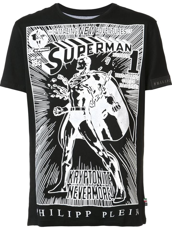 Philipp Plein 'adventures' T-shirt, Men's, Size: Xxl, Black, Cotton