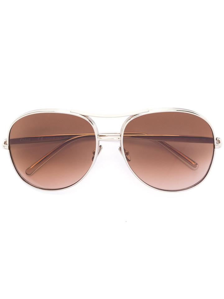 Chloé Eyewear Nola Sunglasses - Metallic