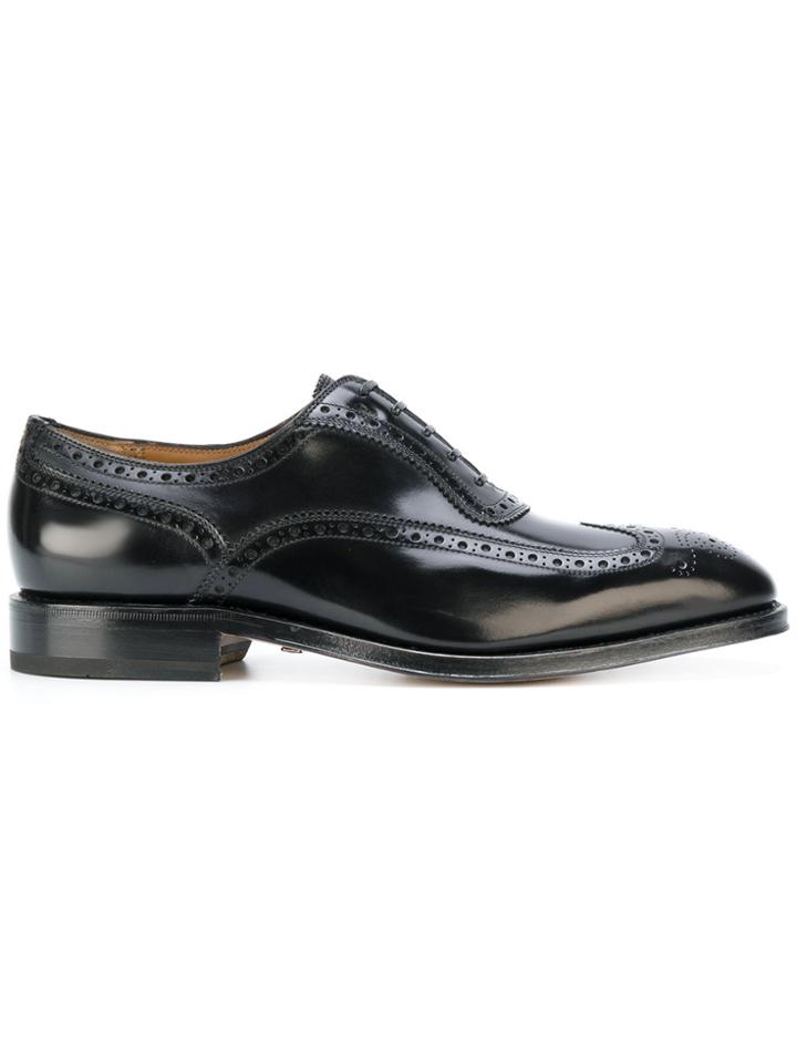 Salvatore Ferragamo Domenico Brogues - Black