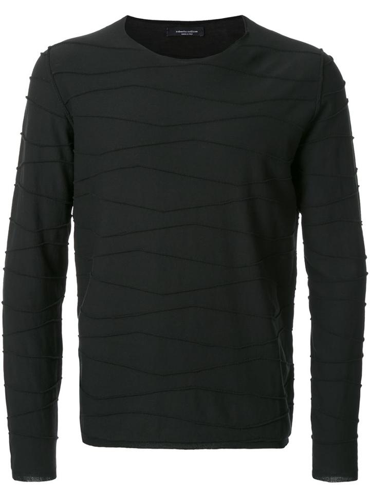 Roberto Collina 'horizontal Seam' Sweatshirt