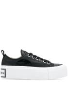 Mcq Alexander Mcqueen Plimsoll Platform Trainers - Black