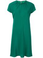 Aspesi Ruched Neck Dress - Green