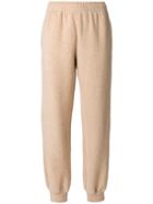 See By Chloé - Textured Track Pants - Women - Cotton/polyester - S, Nude/neutrals, Cotton/polyester