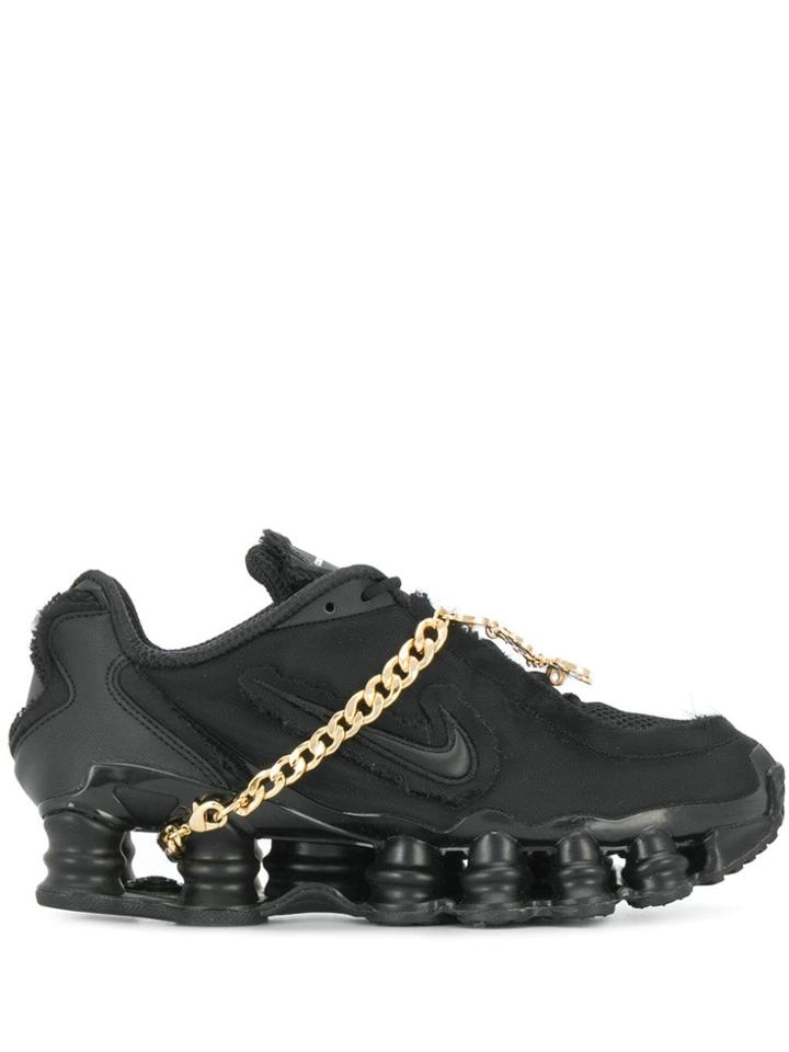 Comme Des Garçons Chain Detail Sneakers - Black