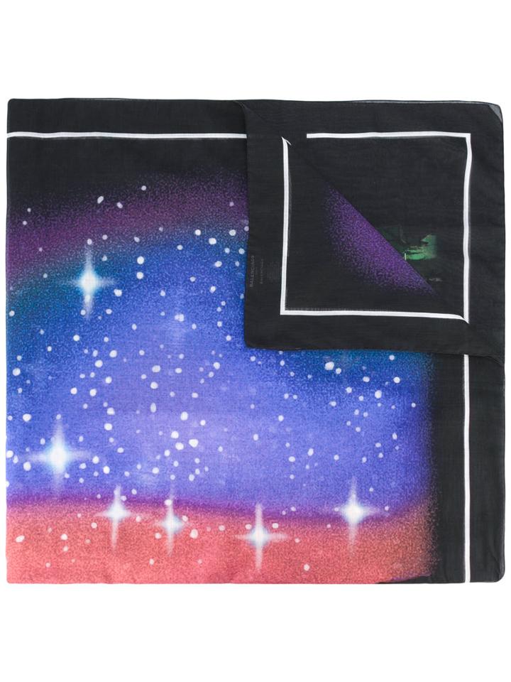 Balenciaga - Photo Print Scarf - Men - Silk/cotton - One Size, Silk/cotton