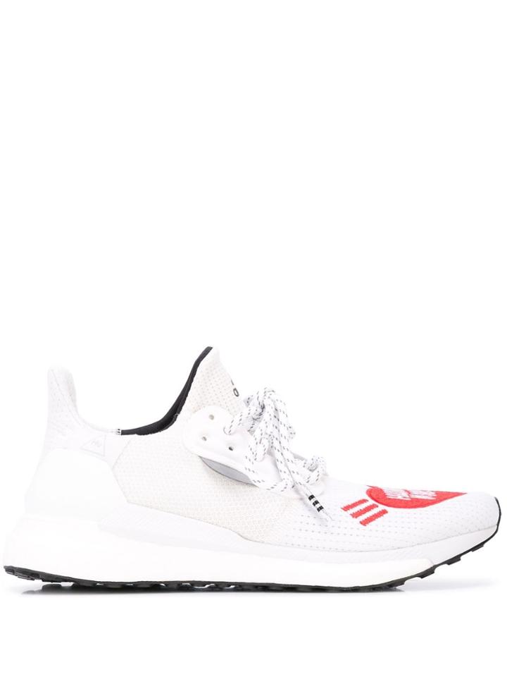 Adidas By Pharrell Williams X Human Made Low-top Sneakers - White