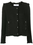 Iro Button-up Jacket - Black
