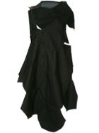 Comme Des Garçons Pre-owned Geometric Cut Out Dress - Black