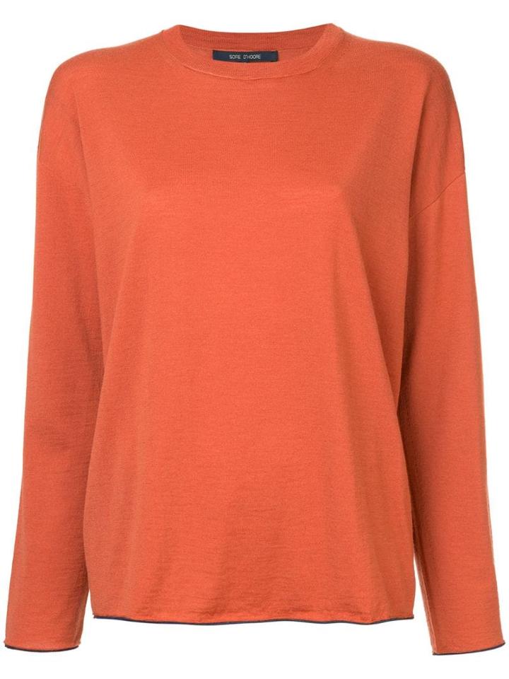 Sofie D'hoore Contrast Edged Sweater - Yellow