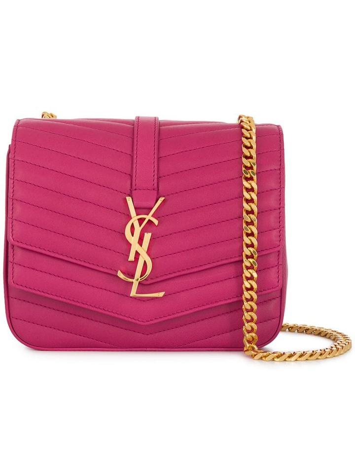 Saint Laurent Sulpice Cross-body Bag - Pink