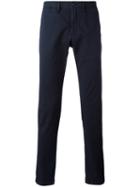 Moncler - Classic Chino Trousers - Men - Cotton/spandex/elastane - 52, Blue, Cotton/spandex/elastane