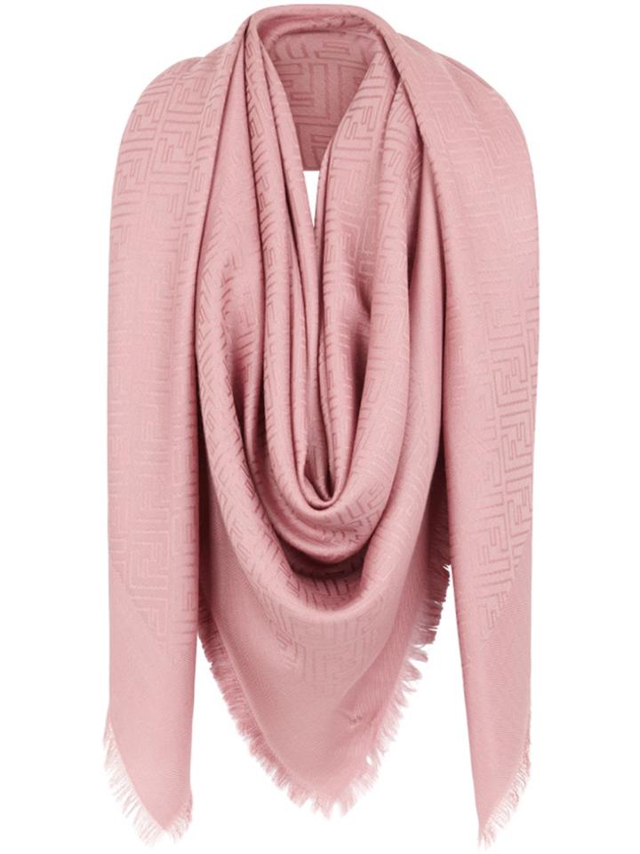 Fendi Ff Shawl Scarf - Pink