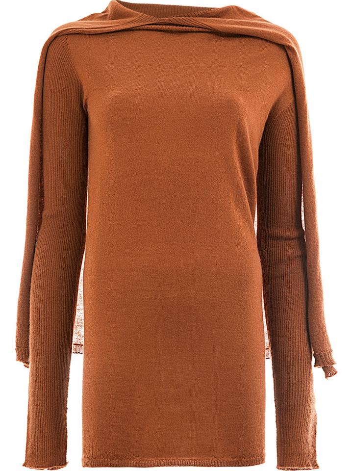 Rick Owens Cape Jumper - Brown